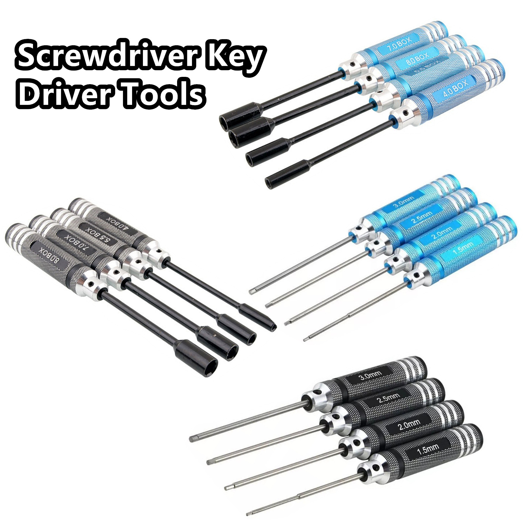Rc Hobby Electric Screwdriver - Набор из 4 титановых шестигранных отверток