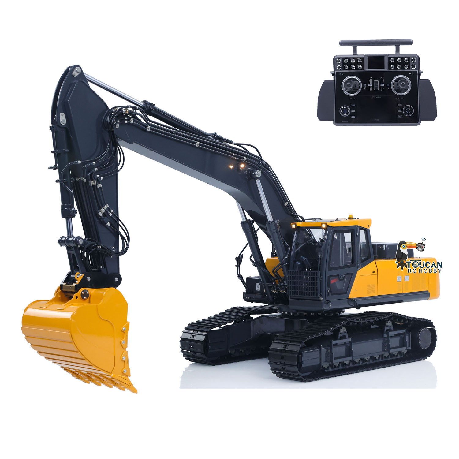 Rc Hobby Pro - Металлический радиоуправляемый гидравлический экскаватор 1/14 E400