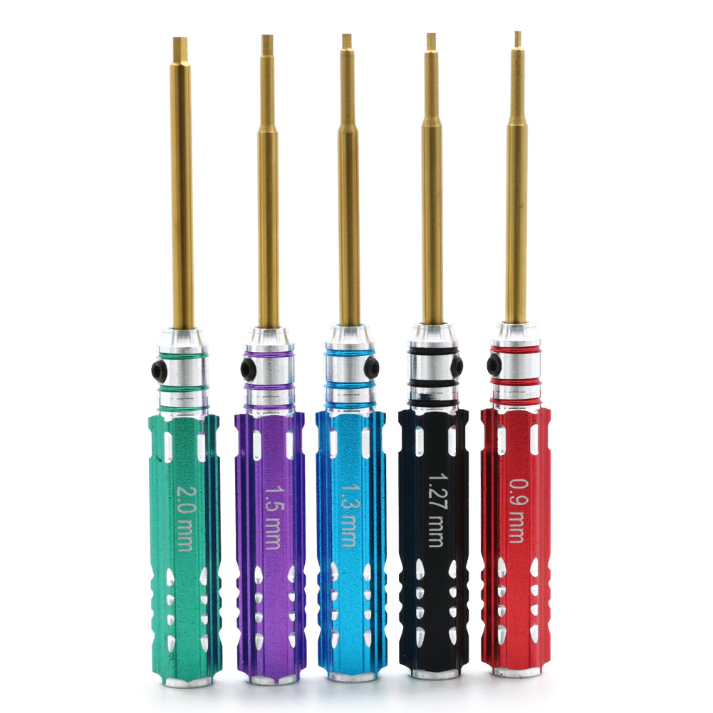 Rc Hobby Electric Screwdriver - 5 шт./комплект, титановые мини-отвертки для радиоуправляемых