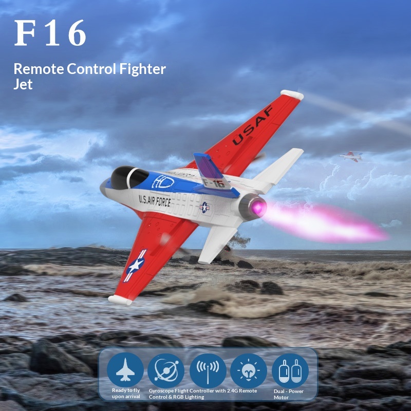 Rc Hobby Jet - VOLANTEXRC F‑16 RC истребитель с 2-канальным