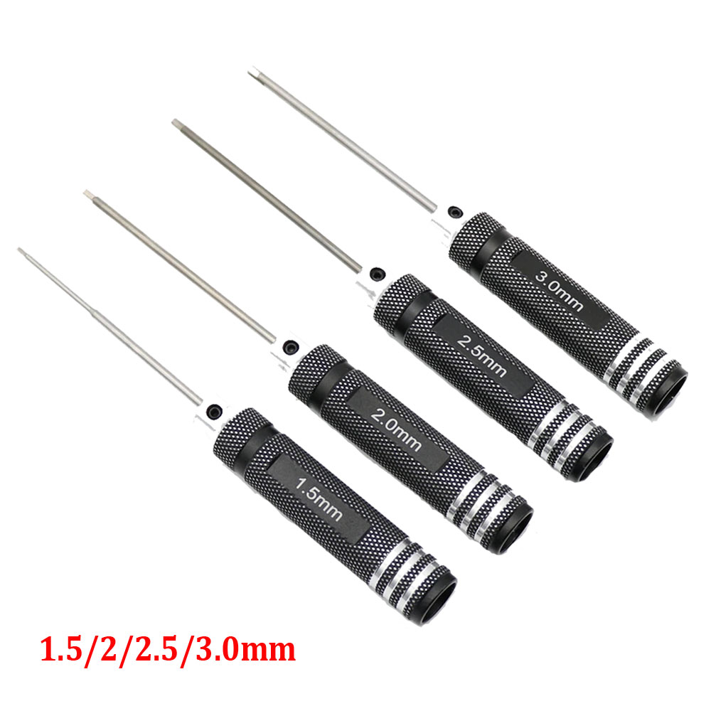 4 шт. 1,5/2/2,5/3,0 мм черные  – обзор и цена Rc Hobby Electric Screwdriver