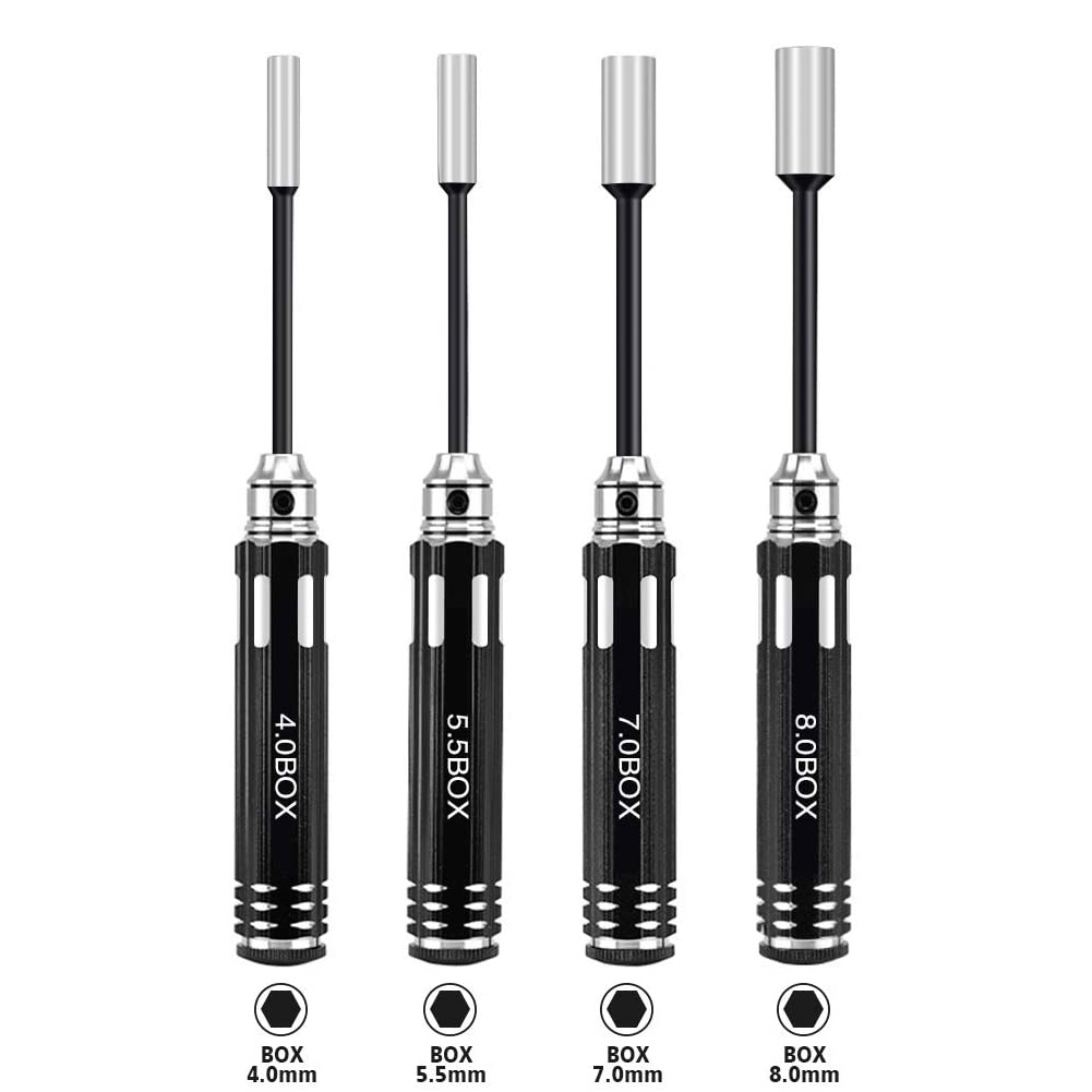 4PCS Шестиугольная отвертка 4, – обзор и цена Rc Hobby Electric Screwdriver